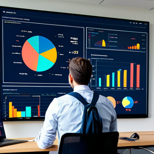 **

"A data scientist, fully clothed in professional attire, analyzing a colorful data visualization on a large screen in a modern office. The scene includes charts and graphs illustrating marketing analytics and customer segmentation. Safe for work, appropriate content, perfect anatomy, correct proportions, natural pose, high quality."

**