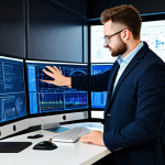 Data Scientist at Work**

A professional data scientist in a modern, brightly lit office, fully clothed in appropriate business casual attire, working at a computer with database schematics displayed on the screen. The background shows a clean and organized workspace with monitors displaying code. Safe for work, perfect anatomy, correct proportions, natural pose, professional environment, modest clothing, well-formed hands, proper finger count, appropriate content, high quality.

**