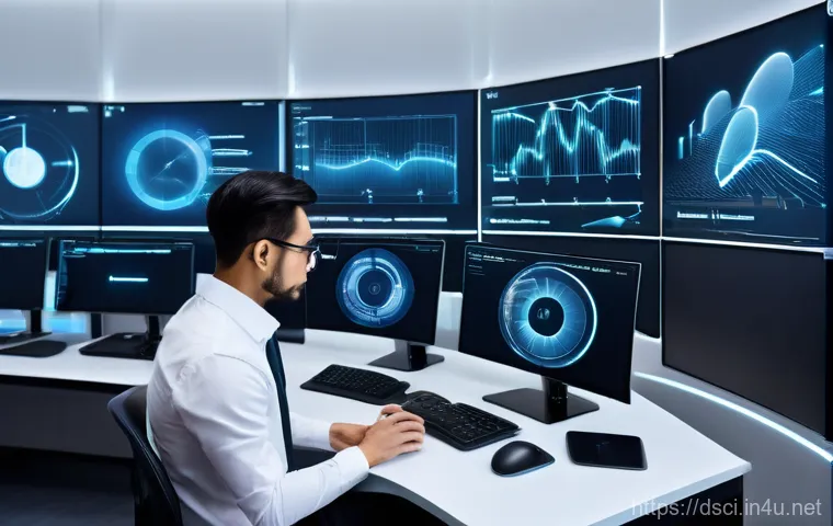 데이터과학 업무에서의 데이터 품질 관리 - A split image illustrating the critical impact of data quality on AI. On the left, clean, vibrant, a...